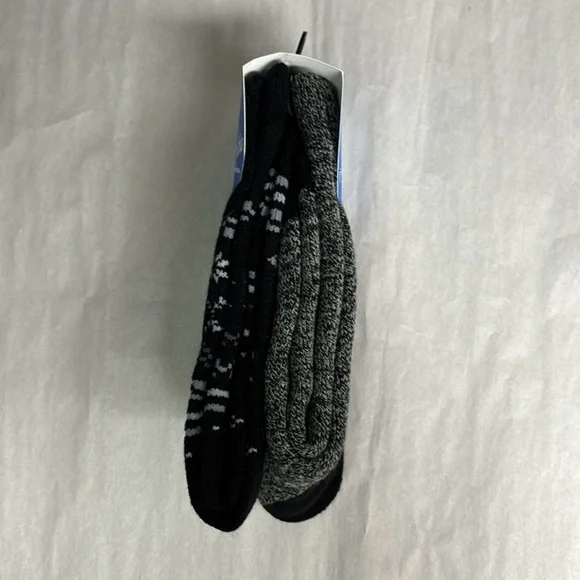 New Columbia Socks Women’s 2 Pair Black & Gray Fleece Socks Activewear Casual - Picture 5 of 12